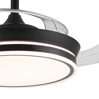 Ventilador de techo LED con 6 velocidades y motor DC silencioso