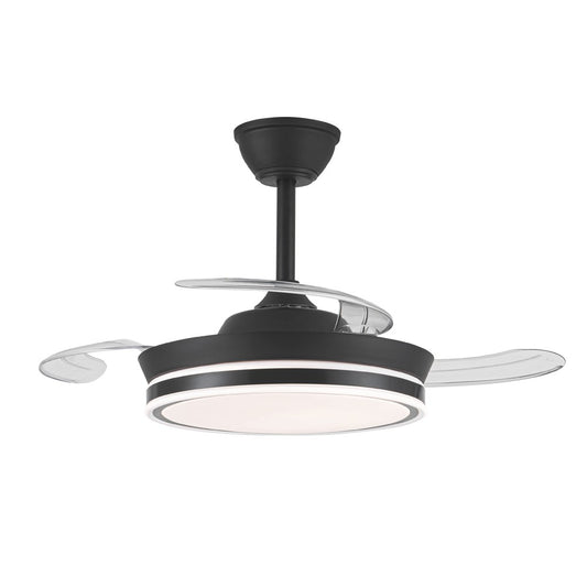 Supereco Mini Ventilador de Techo LED CristalRecord 85-069-36-180