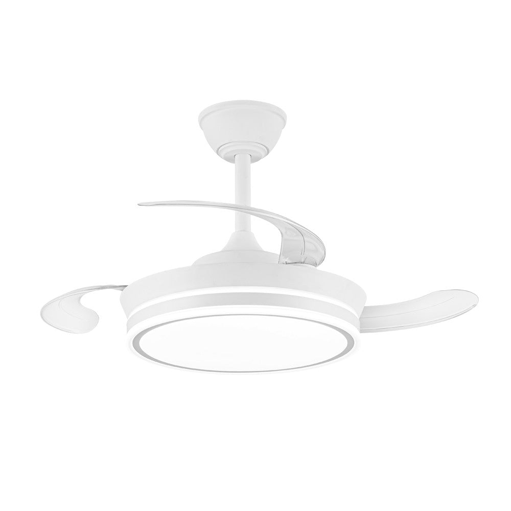 Supereco Mini Ventilador de Techo LED CristalRecord 85-069-36-000