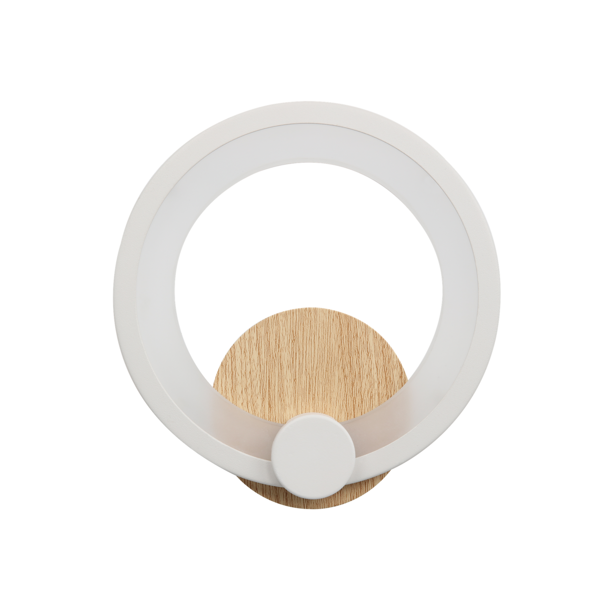 Aplique moderno Sydney Blanco / Madera Clara – vista principal · Ref. 155961085