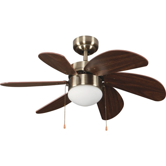 Ventilador de Techo Tabit Madera con Luz E27 CristalRecord - vista principal | CristalRecord