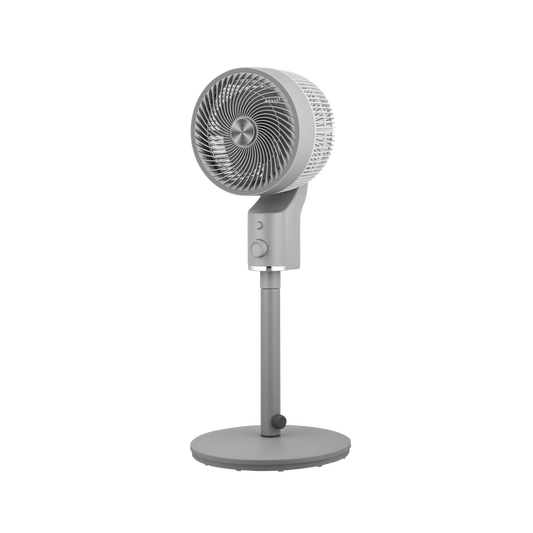 Ventilador de Pie Talamo Gris / Cromo – vista principal · Ref. 236741045