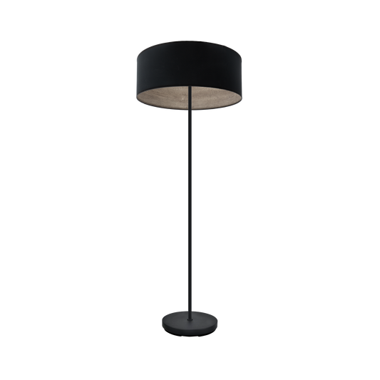 Pie Salón moderno Tania Negro / Madera Gris – vista principal · Ref. 188341009