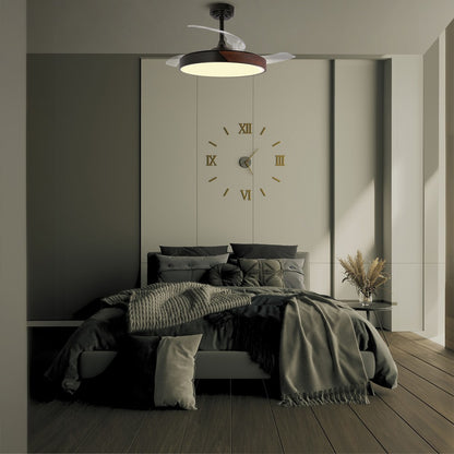 Ventilador Taoro fabricado en Acero color Negro y Madera