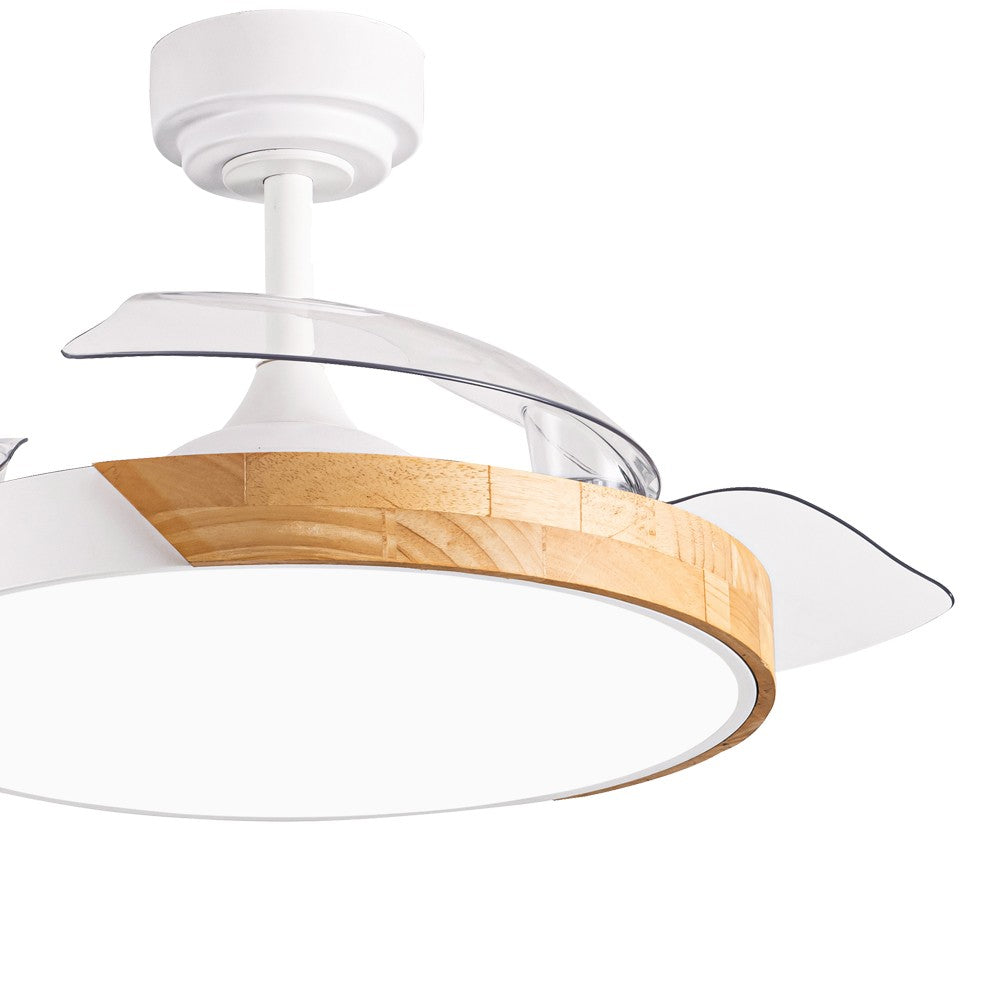 Ventilador de techo LED con motor DC silencioso