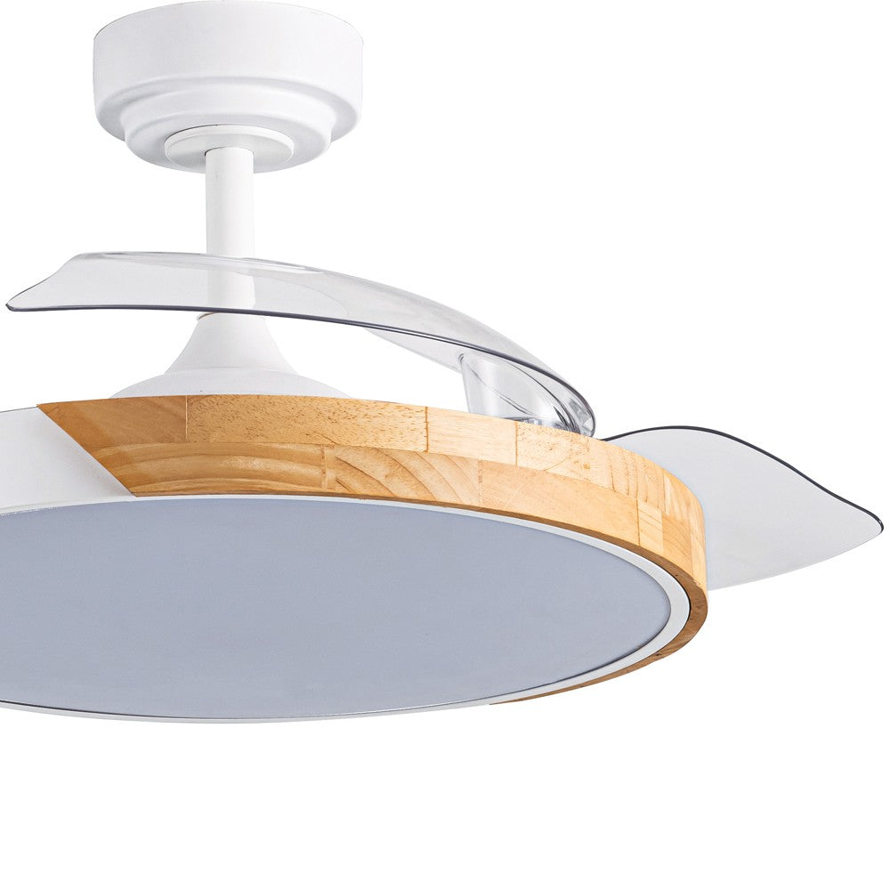 Ventilador de techo LED con motor DC silencioso