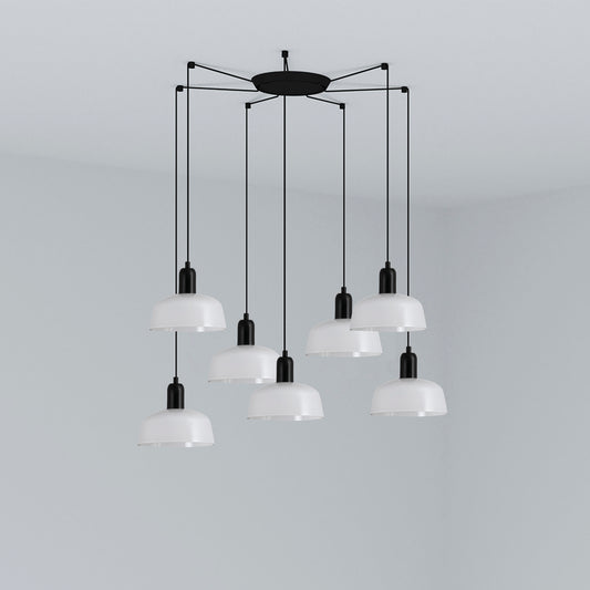 Colgante Moderno 2047 S / Blanco – vista principal · Ref. 20340-116-7L