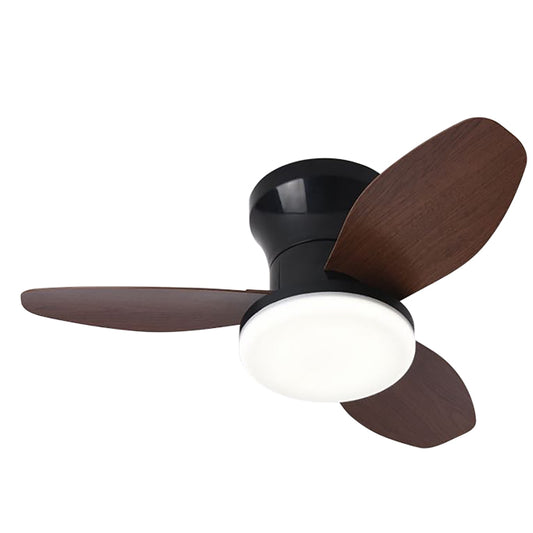 Ventilador de Techo Tauro Negro/Cerezo – vista principal · Ref. B-2545