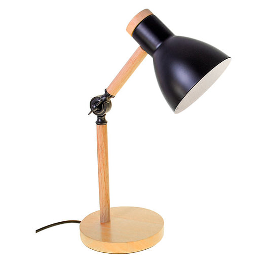 Flexo de Bombilla Teacher Negro – vista principal · Ref. W-1002