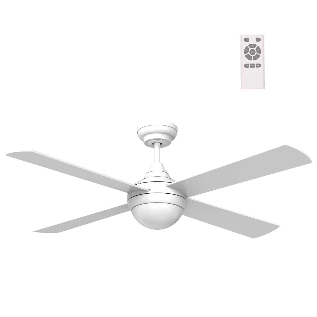 Ventilador de Techo con Luz Tempo 132 cm Blanco CCT CristalRecord - vista principal | CristalRecord