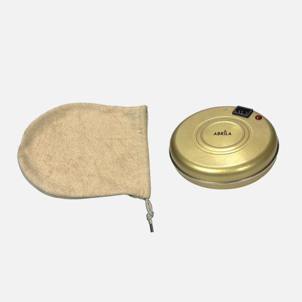 Acumulador de Calor Portátil Fargo 550 W Oro con Funda Fabrilamp - vista principal | Fabrilamp / Abrila