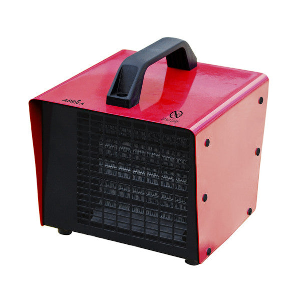 Termoventilador Cerámico PTC Industrial Chopo 3000w Rojo de Fabrilamp, vista frontal.