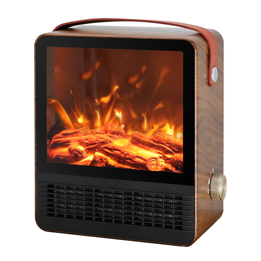 Termoventilador cerámico Caleta Fabrilamp / Abrila 253121502 con efecto llama