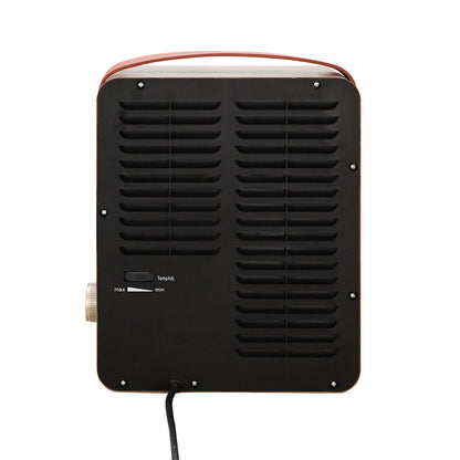 Ambiente cálido con termoventilador efecto llama ideal para interiores