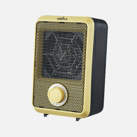 Termoventilador Eléctrico Portátil Carpe 600 W Amarillo/Negro Fabrilamp - vista principal | Fabrilamp / Abrila