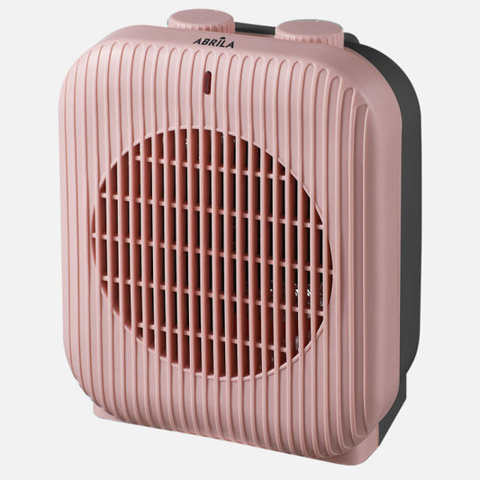 Termoventilador Eléctrico Brooker 2000 W Rosa/Negro Fabrilamp - Vista frontal principal en fondo blanco | LuzGurú