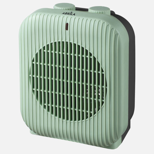 Termoventilador Eléctrico Brooker 2000 W Verde/Negro Fabrilamp - Vista frontal principal en fondo blanco | LuzGurú