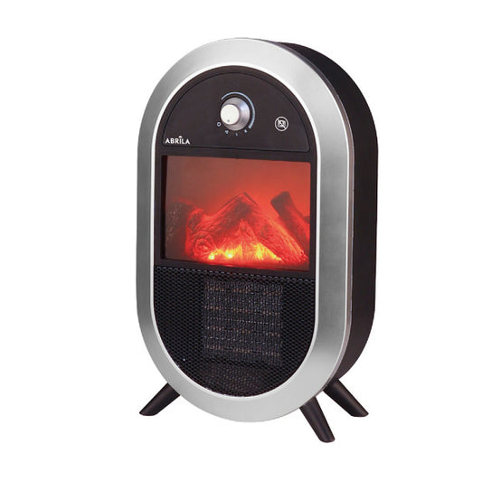 Termoventilador Cerámico PTC Sauce 1800W Negro y Plata Fabrilamp - vista principal | Fabrilamp / Abrila