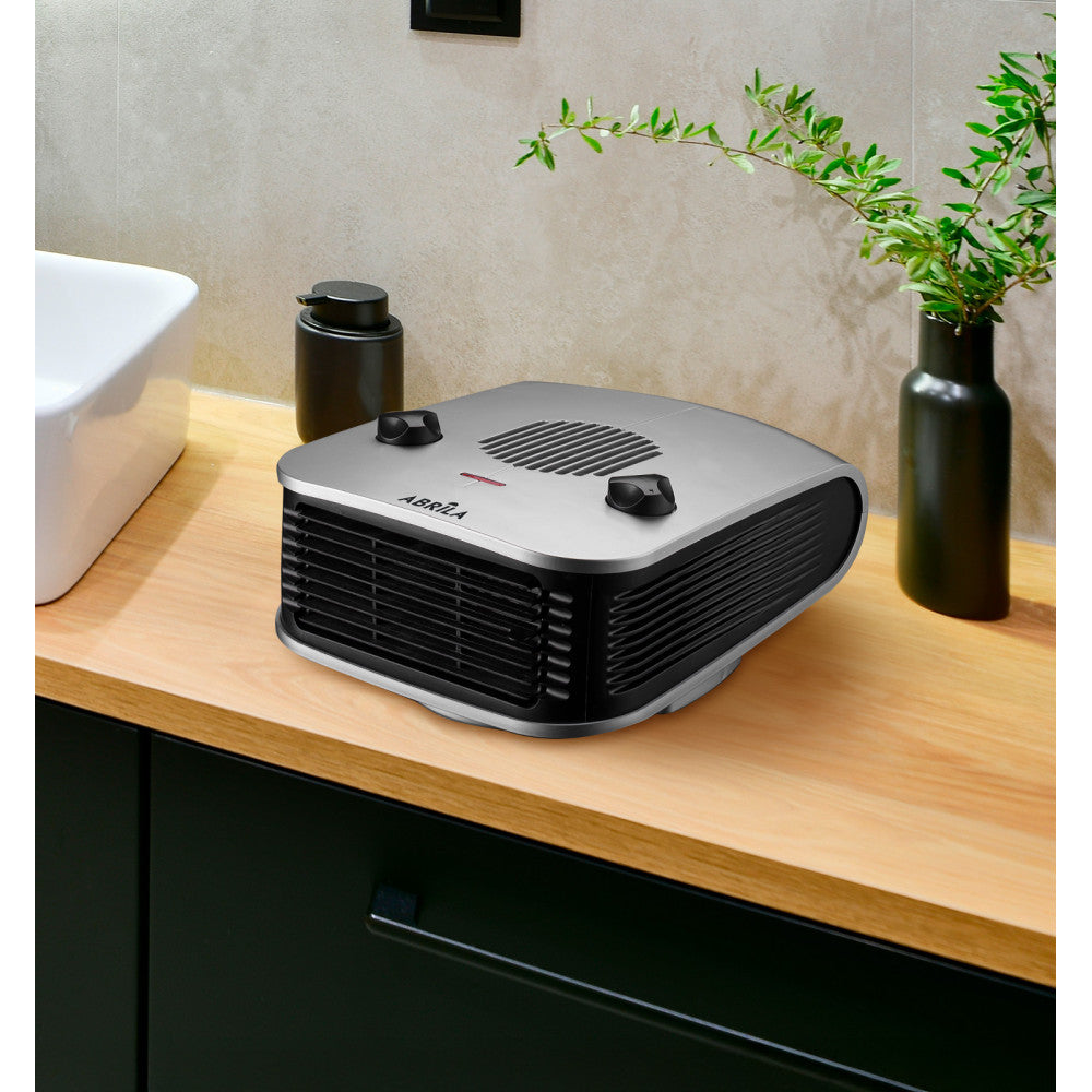 Termoventilador Ardor fabricado en Metal color Plata/Negro