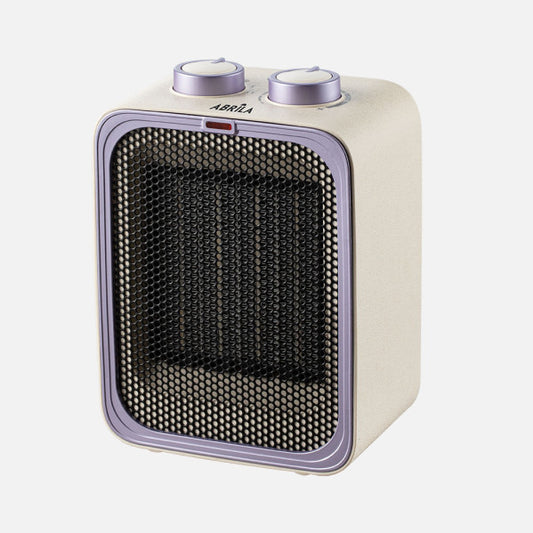 Termoventilador Cerámico JAYA 2000 W Beis/Lila Fabrilamp - Vista frontal principal en fondo blanco | LuzGurú
