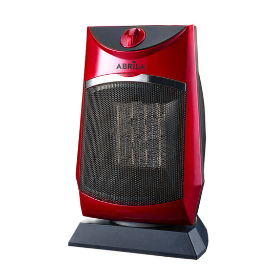 Termoventilador cerámico Fabrilamp Calidez 1500W rojo, dos potencias, tres funciones, protección de seguridad y antivuelco. Disponible en luzguru.com