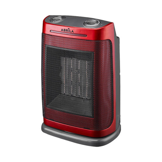 Termoventilador Cerámico Fogon 1500W Rojo de Fabrilamp, vista frontal.