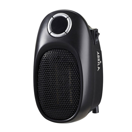 Mini Termoventilador Cerámico Malasia 500W Negro Fabrilamp - vista principal | Fabrilamp / Abrila