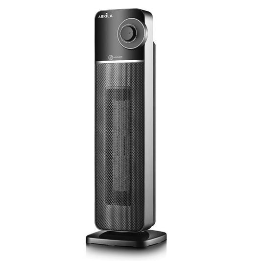 Termoventilador Cerámico Vertical Bequia 2000 W Negro y Plata Fabrilamp - vista principal | Fabrilamp / Abrila