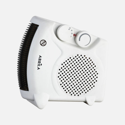 Termoventilador HOPI 2000 W Blanco Vertical y Horizontal Fabrilamp - Vista frontal principal en fondo blanco | LuzGurú