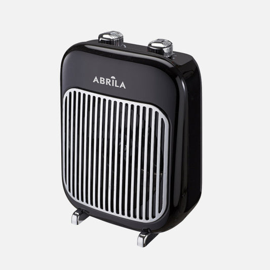 Termoventilador Eléctrico Espino 2000 W Vintage Negro Fabrilamp - vista principal | Fabrilamp / Abrila