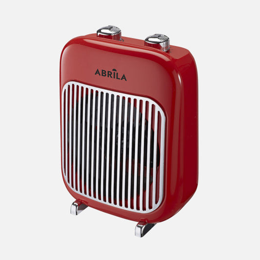 Termoventilador Eléctrico Espino 2000 W Vintage Rojo Fabrilamp - vista principal | Fabrilamp / Abrila