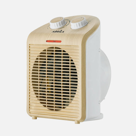 Termoventilador Eléctrico Ferry 2000W Blanco/Haya Fabrilamp - Vista frontal principal en fondo blanco | LuzGurú