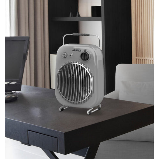 Termoventilador Eléctrico Portátil Martinica 2000 W Vintage Gris y Negro Fabrilamp - imagen 2 | Fabrilamp / Abrila