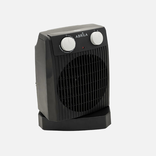 Termoventilador Nairobi fabricado en Policarbonato color Gris/Negro, ideal para interiores.