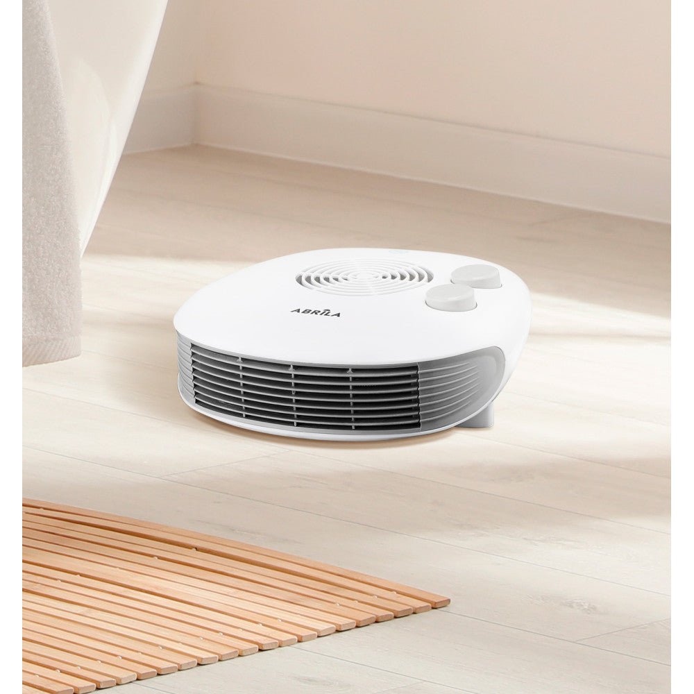 Termoventilador Candil fabricado en metal y policarbonato color blanco