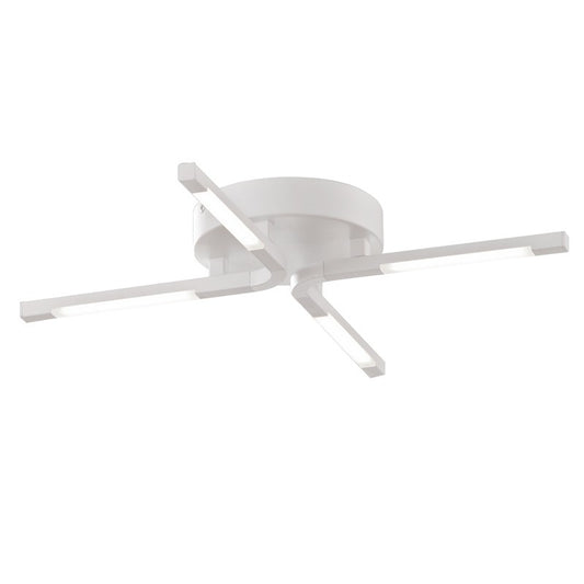 Plafón LED Blanco CristalRecord Tetra para techo, ref. 26-287-20-000