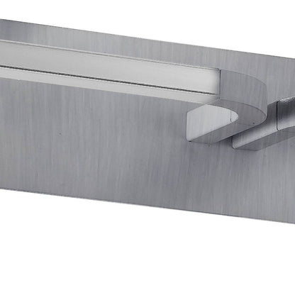 Aplique Tetra fabricado en aluminio color gris