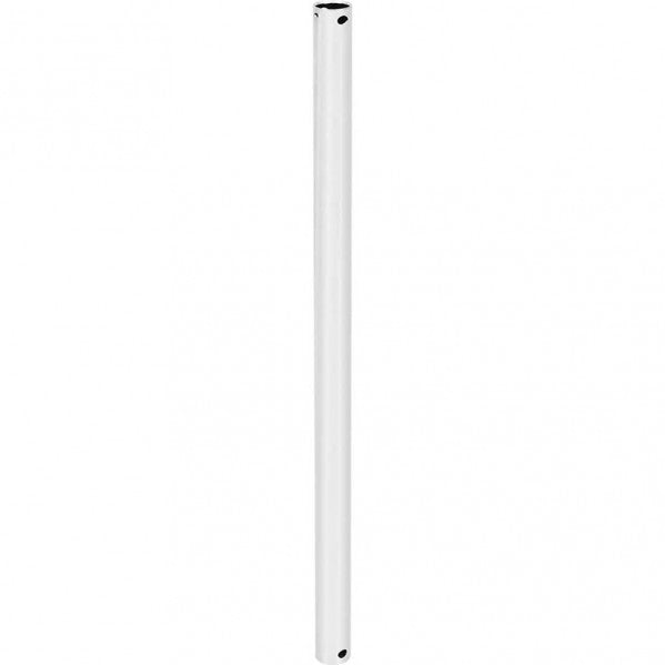 Tija de extensión blanca de 50cm para ventiladores de techo Fabrilamp.  Ideal para techos altos.