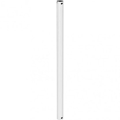 Tija de extensión blanca de 50cm para ventiladores de techo Fabrilamp.  Ideal para techos altos.