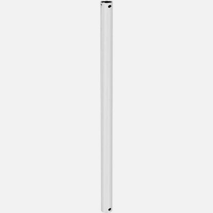 Tija de extensión fabricada en metal color blanco para ventilador de techo