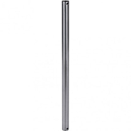 Tija de Extensión para Ventilador de Techo Níquel 50 cm Fabrilamp - Vista frontal principal en fondo blanco | LuzGurú