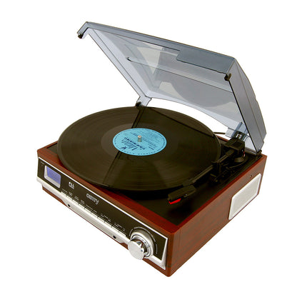 Tocadiscos Retro Fabrilamp / Abrila con Radio AM/FM y Despertador P019CR1113