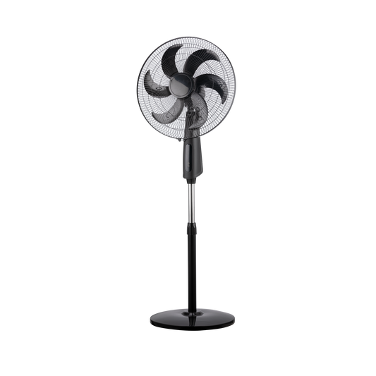 Ventilador de Pie Tolon Negro – vista principal · Ref. 214241009