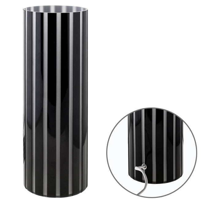 Sobremesa moderno Toropi 10 cm / Negro/blanco – vista principal · Ref. CM 1.7709114
