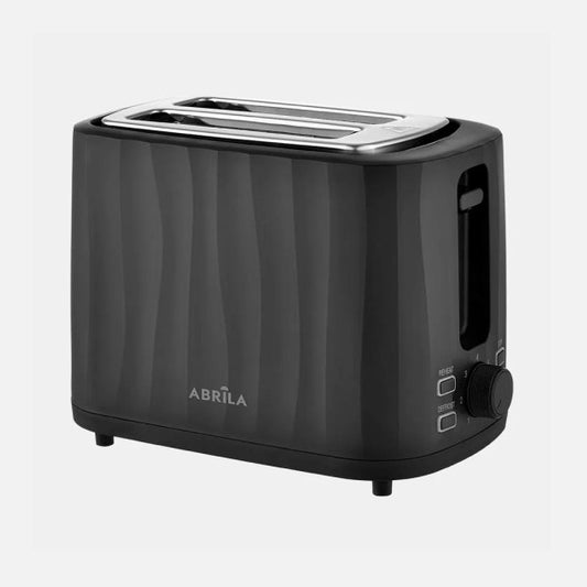 Tostador de Pan Ficus 930 W Negro 2 Ranuras Fabrilamp - Vista frontal principal en fondo blanco | LuzGurú