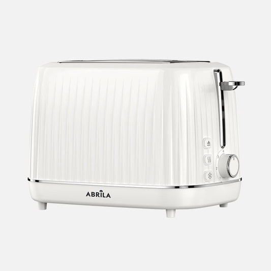 Tostador Jacaranda 930 W 2 Rebanadas Blanco Fabrilamp - Vista frontal principal en fondo blanco | LuzGurú