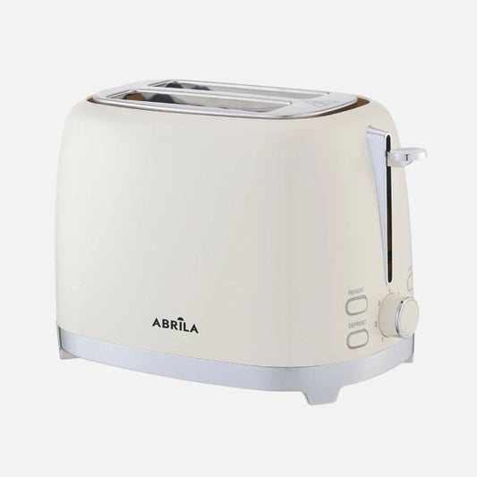 Tostador de Pan Yuka 930 W Beis 2 Ranuras Fabrilamp - Vista frontal principal en fondo blanco | LuzGurú