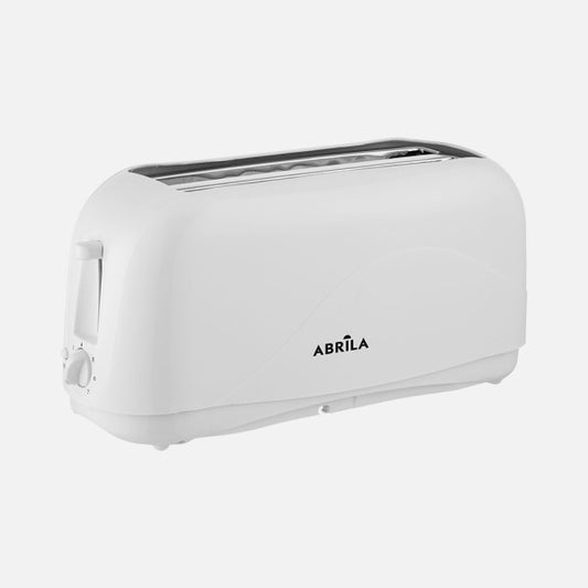 Tostador de Pan Alagon 1300 W Blanco 2 Ranuras Fabrilamp - Vista frontal principal en fondo blanco | LuzGurú