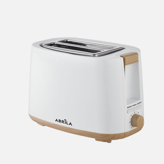 Tostador de Pan Ulla 750 W Blanco/Haya Fabrilamp - Vista frontal principal en fondo blanco | LuzGurú