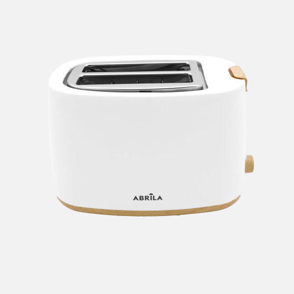 Tostador de Pan Ulla 750 W Blanco/Haya Fabrilamp encendida con proyección de luz y ambiente | LuzGurú